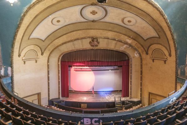 Lincoln Square Theater architectural detail