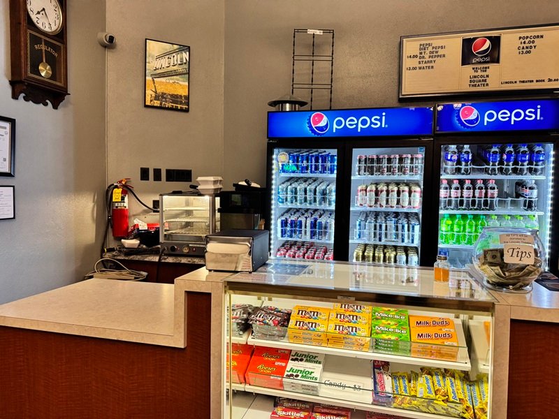 Lincoln Square Theater concession offerings