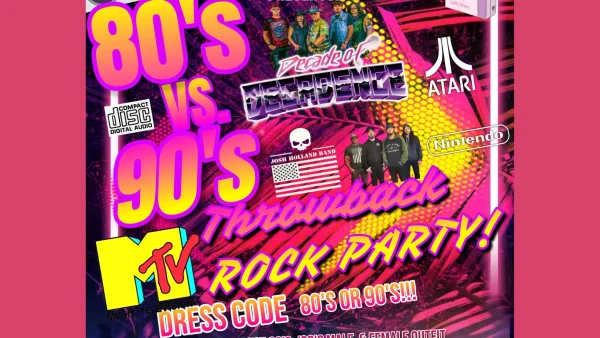 80’s vs 90’s Showdown w/Decade of Decadence & Josh Holland Band